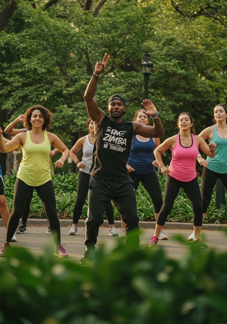 outdoor zumba class – fun, fitness & energy